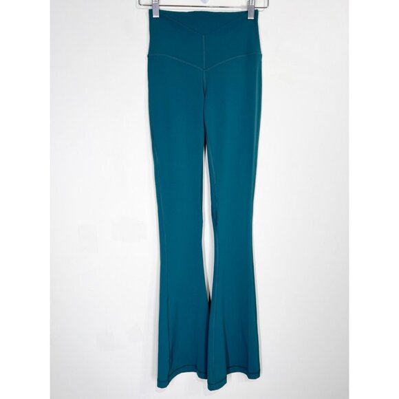 Lululemon NWOT Align V-Waist Mini-Flared Pant Storm Teal - Picture 5 of 11